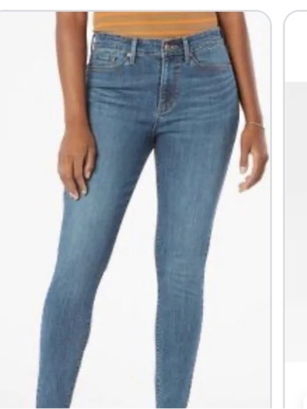Denizen Levi's Women's High/rise Light Wash Skinny Jeans